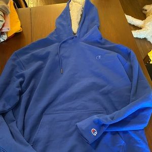 Blue champion hoodie